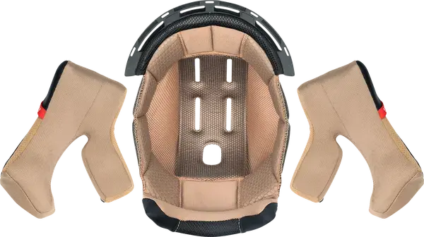 Icon Ultraflite Helmet Liner Kit Tan - FREE UK Shipping, FREE 365 Day Returns | Moto Central