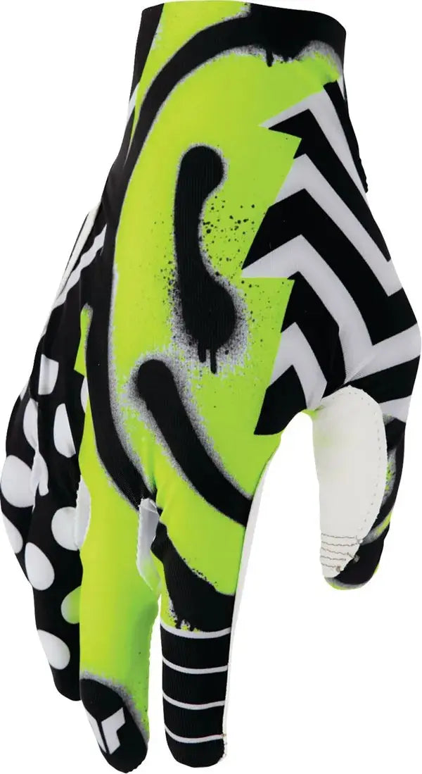 Thor Sportmode Anarchy Textile Gloves Green / White / Black - FREE UK Shipping, FREE 365 Day Returns | Moto Central
