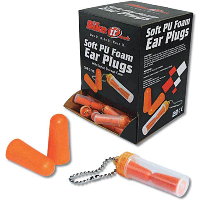Bike It Earplug Dispenser In Keyfob Case