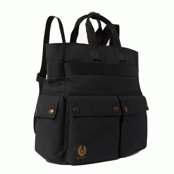 Belstaff Trialmaster 2-Way Tote Black FREE UK Delivery, FREE 365 Day Returns | Moto Central