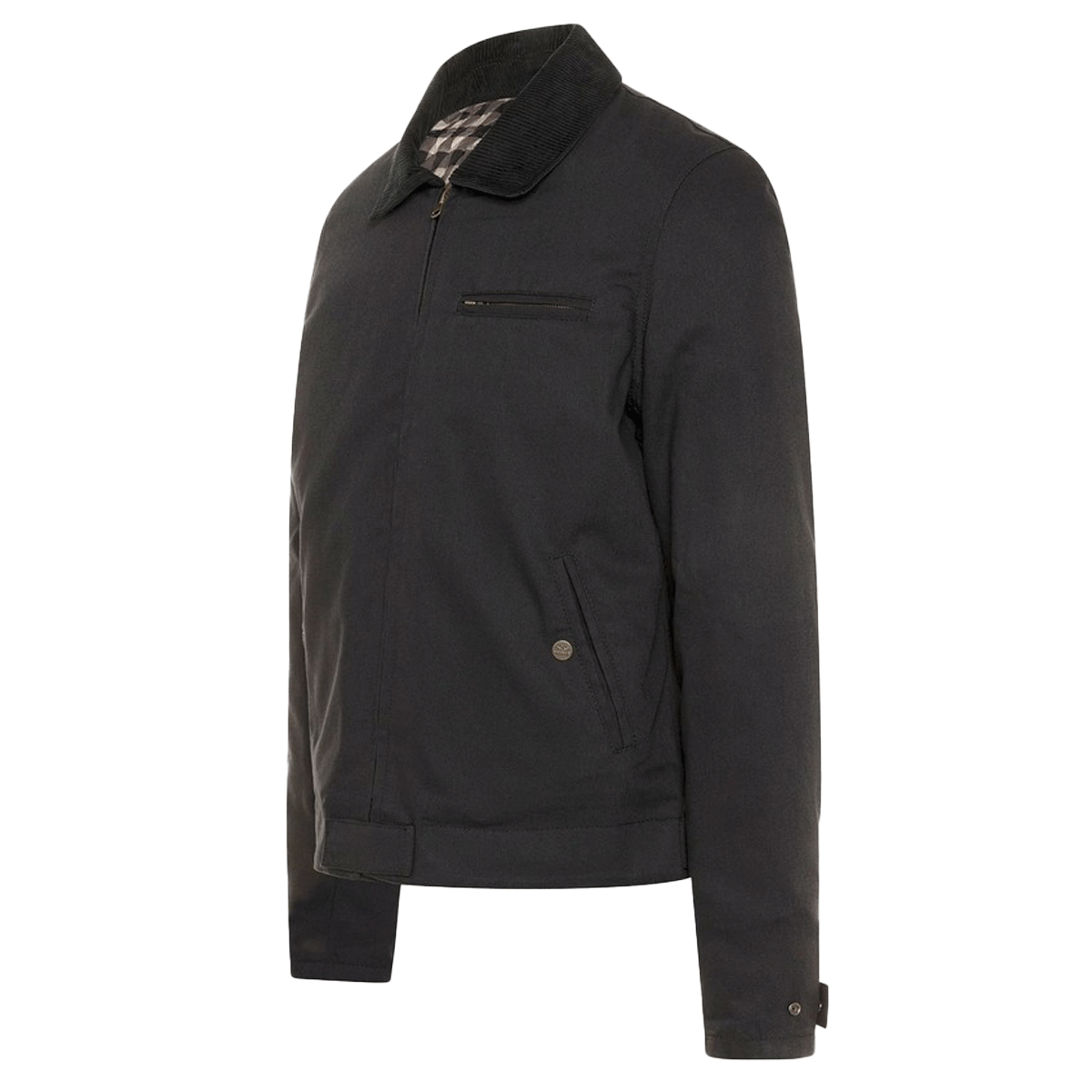 Rokker Canvas Textile Jacket Black FREE UK Delivery, FREE 365 Day Returns | Moto Central