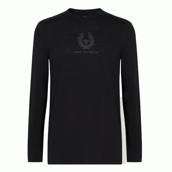 Belstaff Merino Long Sleeves Base Layer Top Black FREE UK Delivery, FREE 365 Day Returns | Moto Central