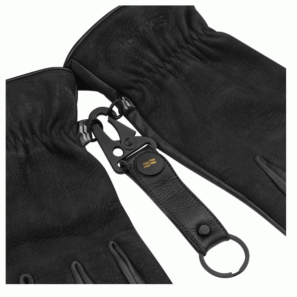 Silk Road Service Leather Gloves Suede Black FREE UK Delivery, FREE 365 Day Returns | Moto Central