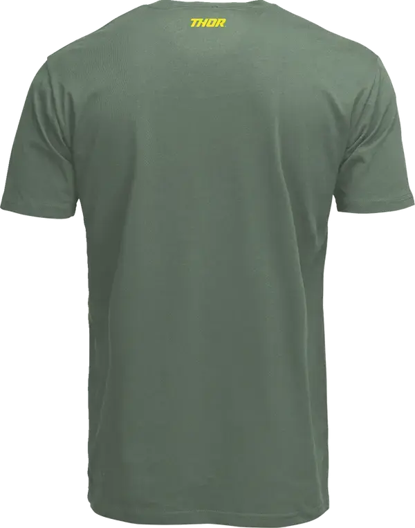 Thor Warp T-Shirt Olive - FREE UK Shipping, FREE 365 Day Returns | Moto Central
