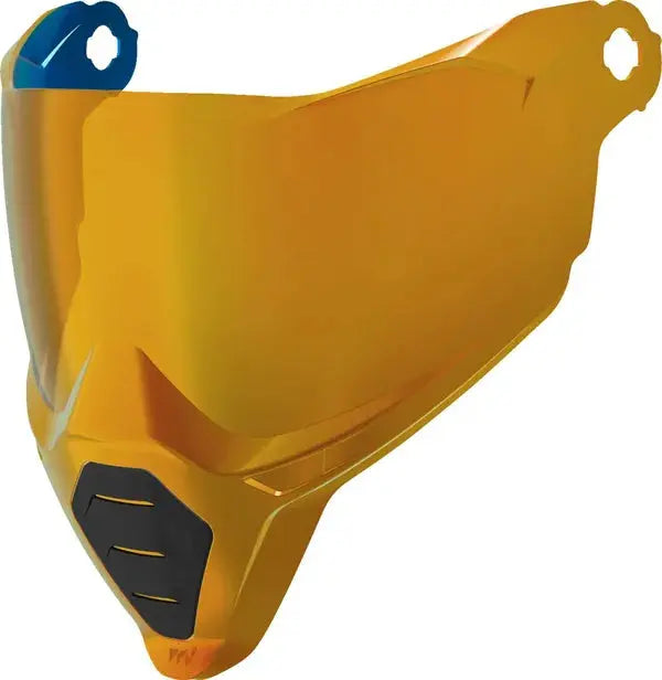 Icon Ultrashield Shield Visor Mirror Gold - FREE UK Shipping, FREE 365 Day Returns | Moto Central