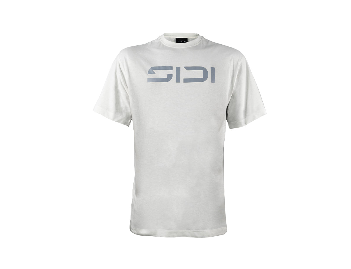 Sidi Elementa T-Shirt Ice White FREE UK Delivery, FREE 365 Day Returns | Moto Central