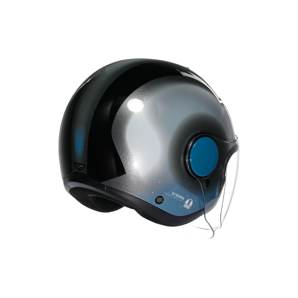 AGV Eteres Levanto Black / Silver / Blue