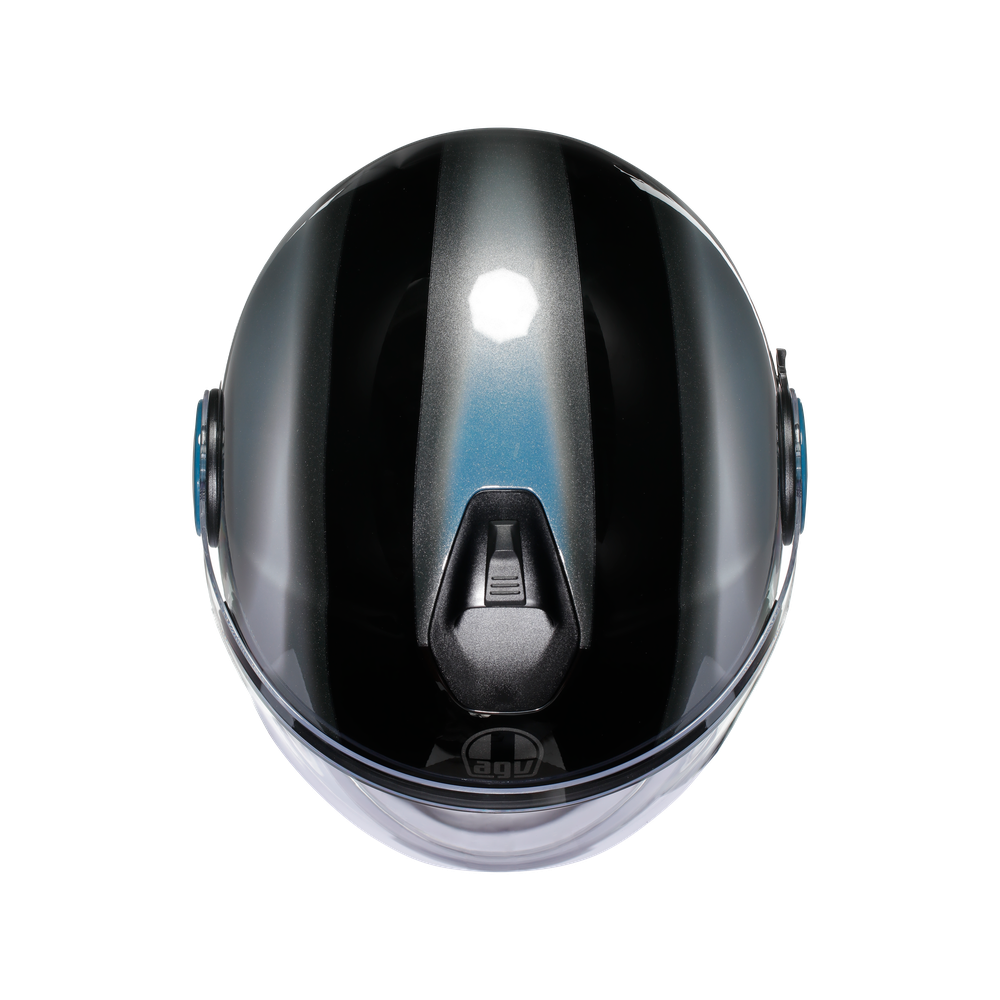 AGV Eteres Levanto Black / Silver / Blue