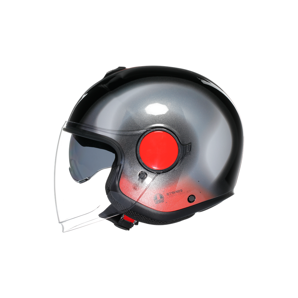 AGV Eteres Levanto Black / Silver / Red