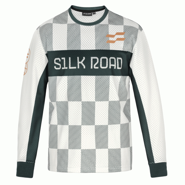 Silk Road Riding Jersey Green FREE UK Delivery, FREE 365 Day Returns | Moto Central