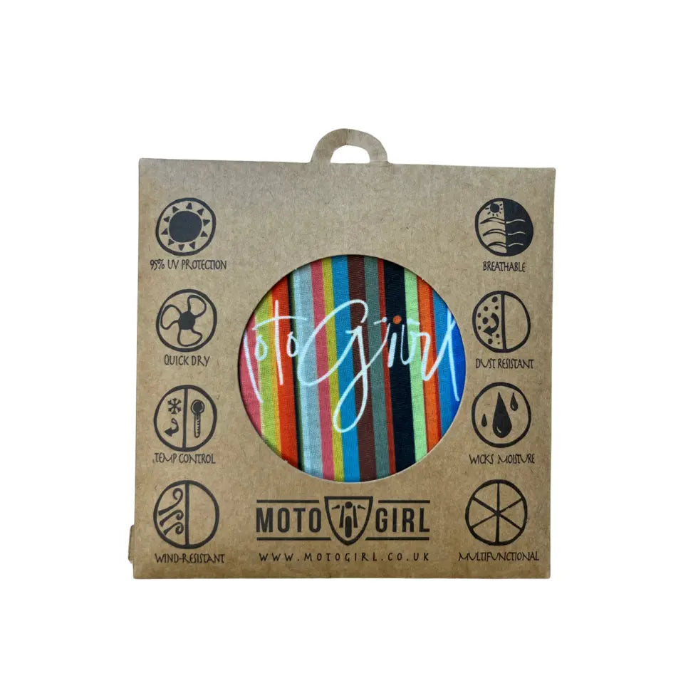 MotoGirl Ladies Neck Tube Stripe FREE UK Delivery, FREE 365 Day Returns | Moto Central