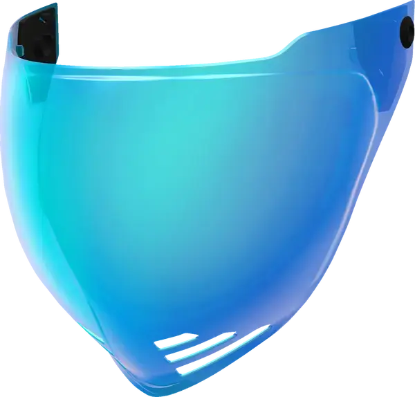 Icon Domain Helmet Bubble Shield Boatdrink Blue - FREE UK Shipping, FREE 365 Day Returns | Moto Central
