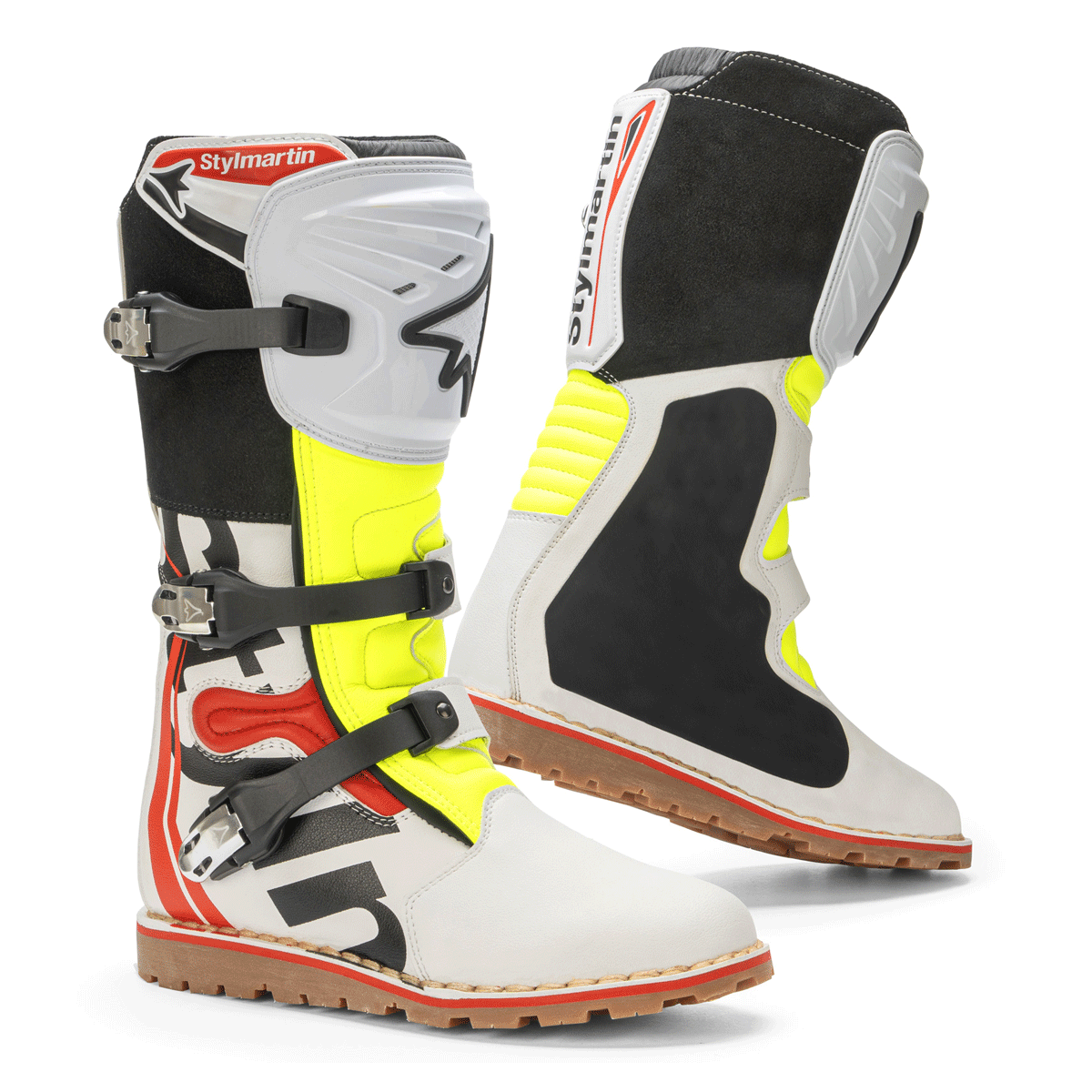 Stylmartin Impact Pro.2 Air Boots White FREE UK Delivery, FREE 365 Day Returns | Moto Central