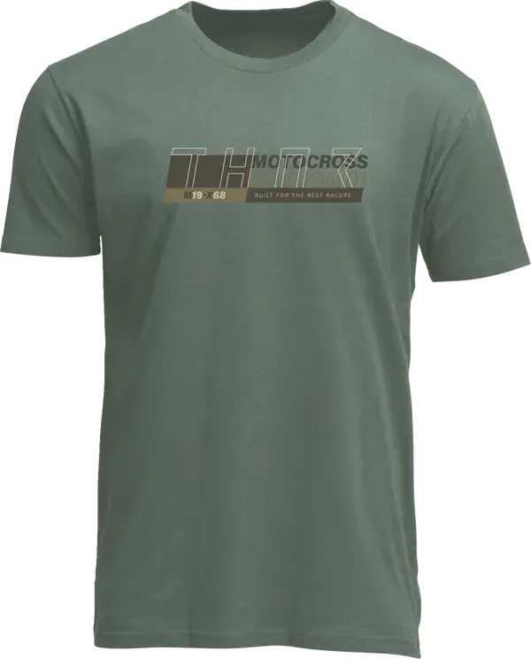 Thor Converge T-Shirt Olive - FREE UK Shipping, FREE 365 Day Returns | Moto Central