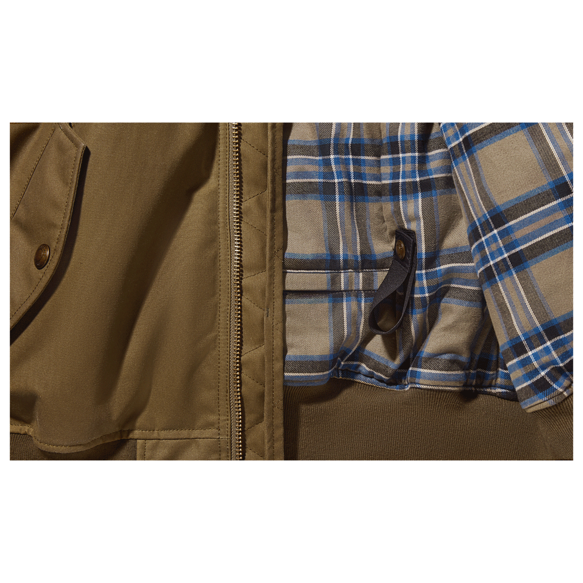 Belstaff Brecon Bomber Ultracore 8oz Waxed Cotton Jacket Olive FREE UK Delivery, FREE 365 Day Returns | Moto Central