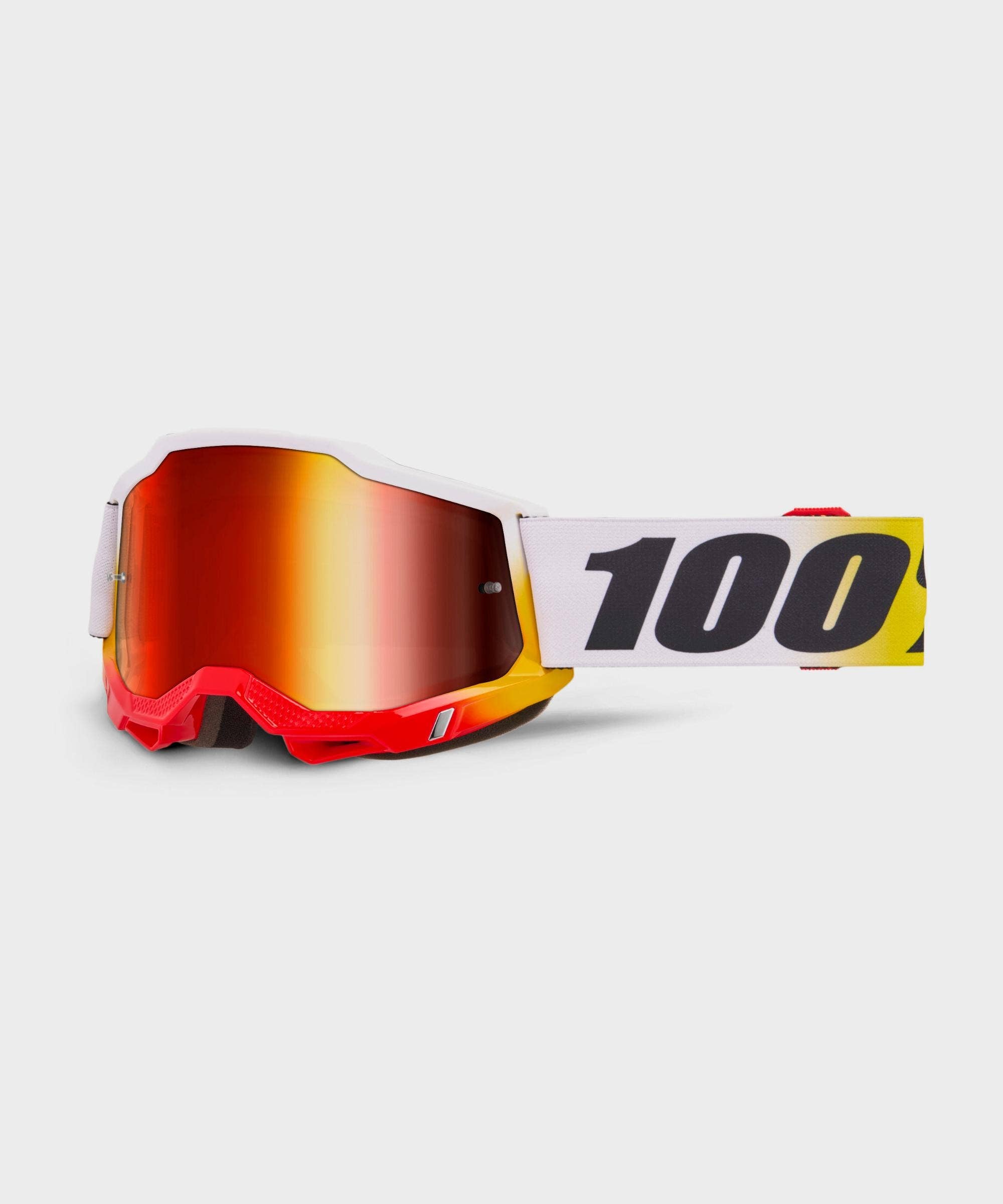 100% Accuri 2 Goggle Torken / Mirror Red Lens - FREE UK Shipping, FREE 365 Day Returns | Moto Central