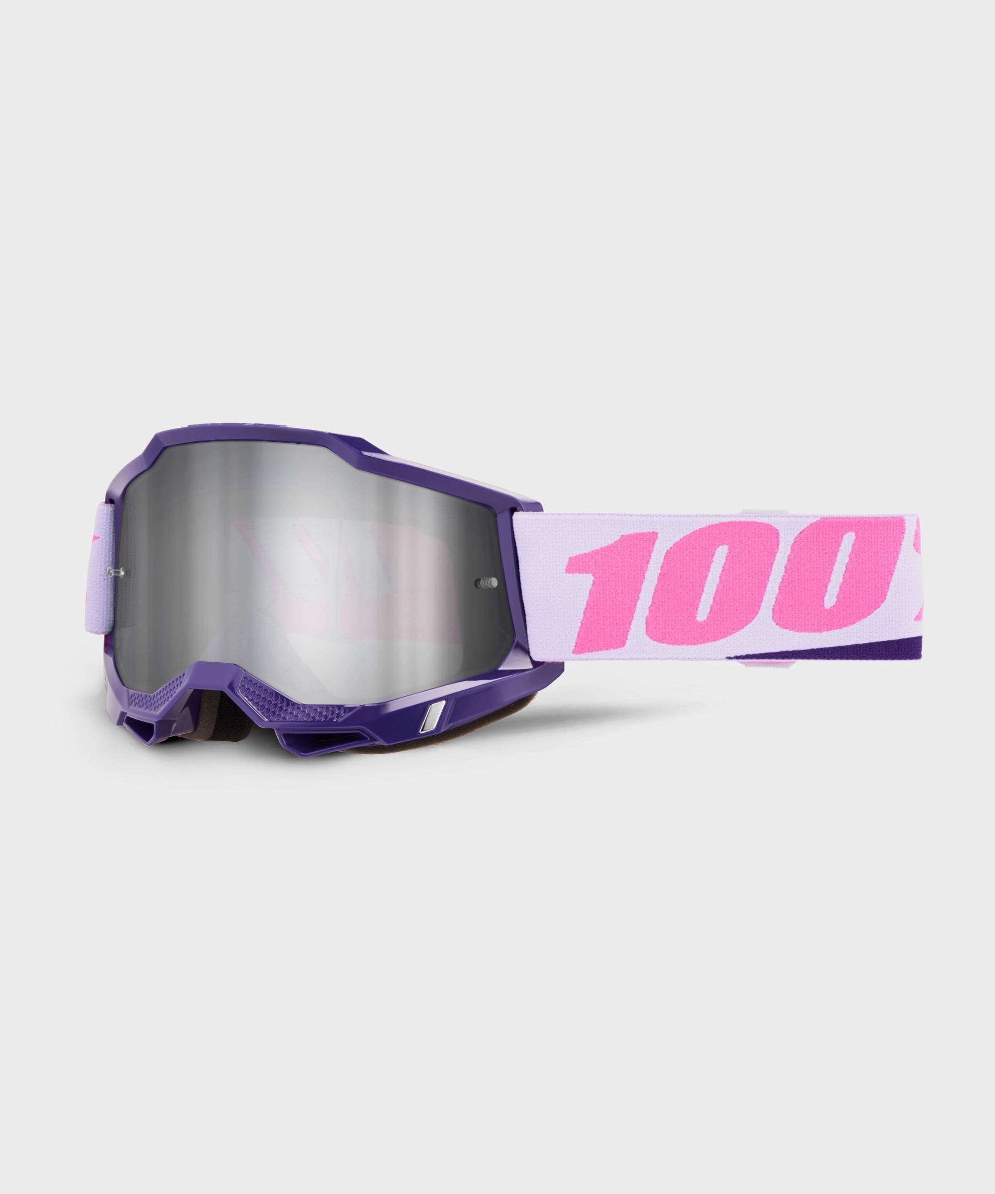 100% Accuri 2 Goggle Yumiko / Mirror Silver Lens - FREE UK Shipping, FREE 365 Day Returns | Moto Central