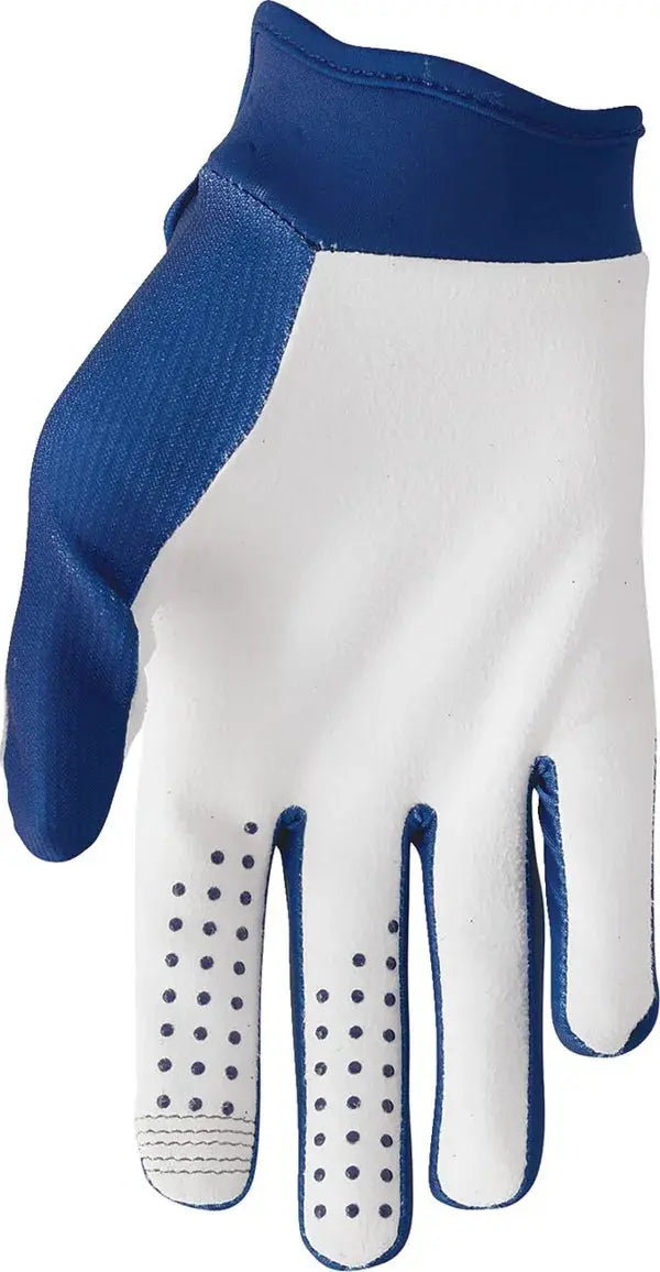 Thor Launchmode XP Textile Gloves Navy / White - FREE UK Shipping, FREE 365 Day Returns | Moto Central