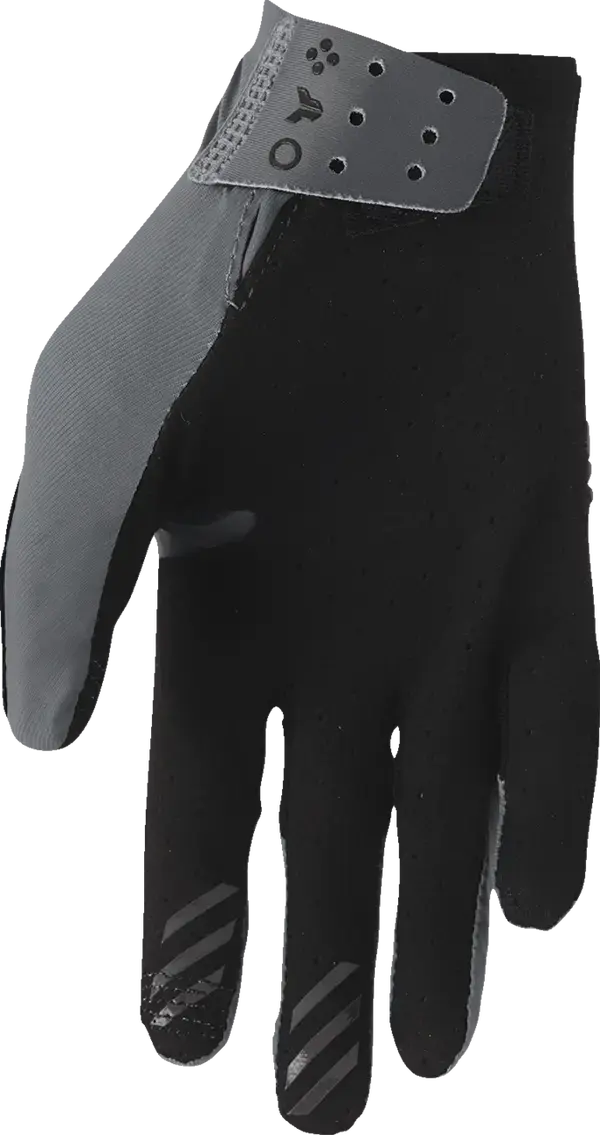 Thor Sportmode Vented Iconic Textile Gloves Black / Charcoal - FREE UK Shipping, FREE 365 Day Returns | Moto Central