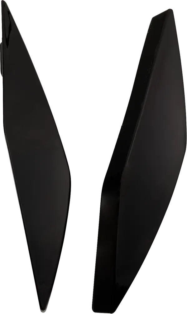 Icon Ultraflite Helmet Side Covers Gloss Black