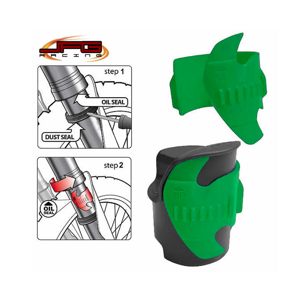 Bike It Fork Seal Saver Scraper Green