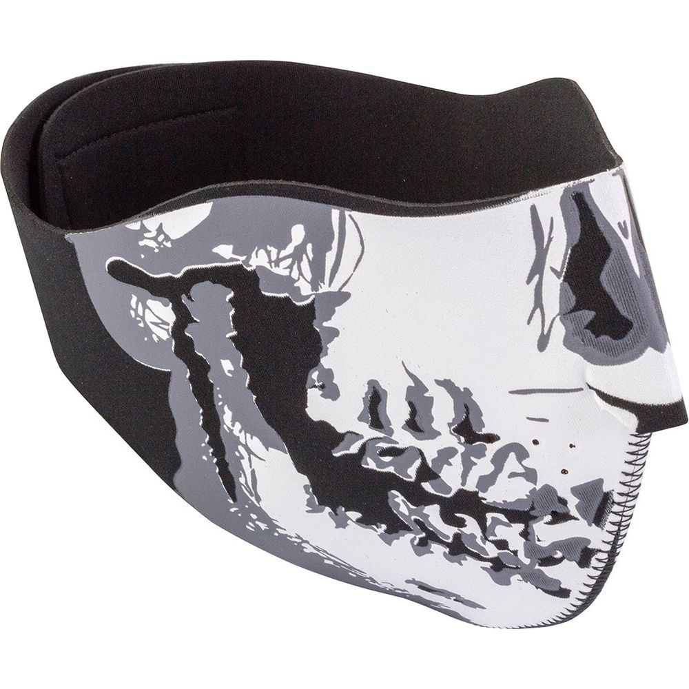 Bike It Neoprene Face Mask With Skull Design