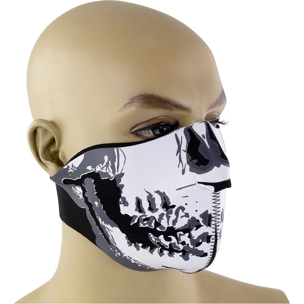 Bike It Neoprene Face Mask With Skull Design