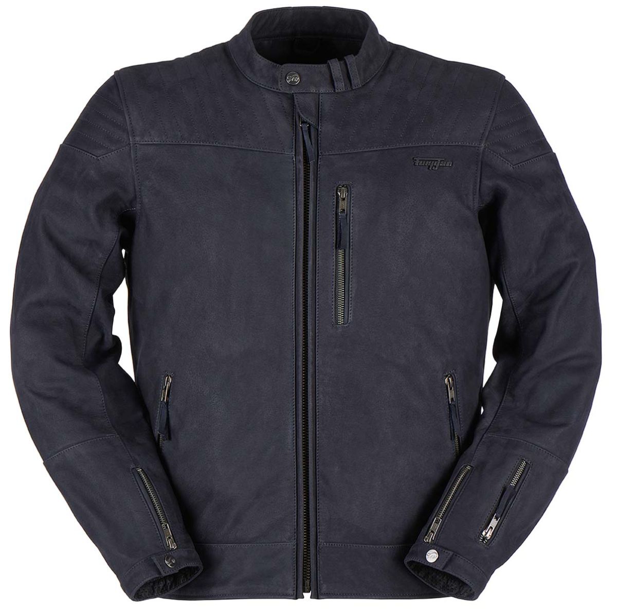 Furygan Clint Evo Leather Jacket Blue FREE UK Delivery, FREE 365 Day Returns | Moto Central