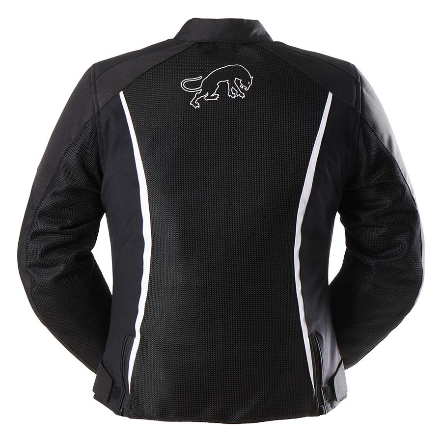 Furygan Odessa Vented 3-In-1 Ladies Textile Jacket Black / White FREE UK Delivery, FREE 365 Day Returns | Moto Central