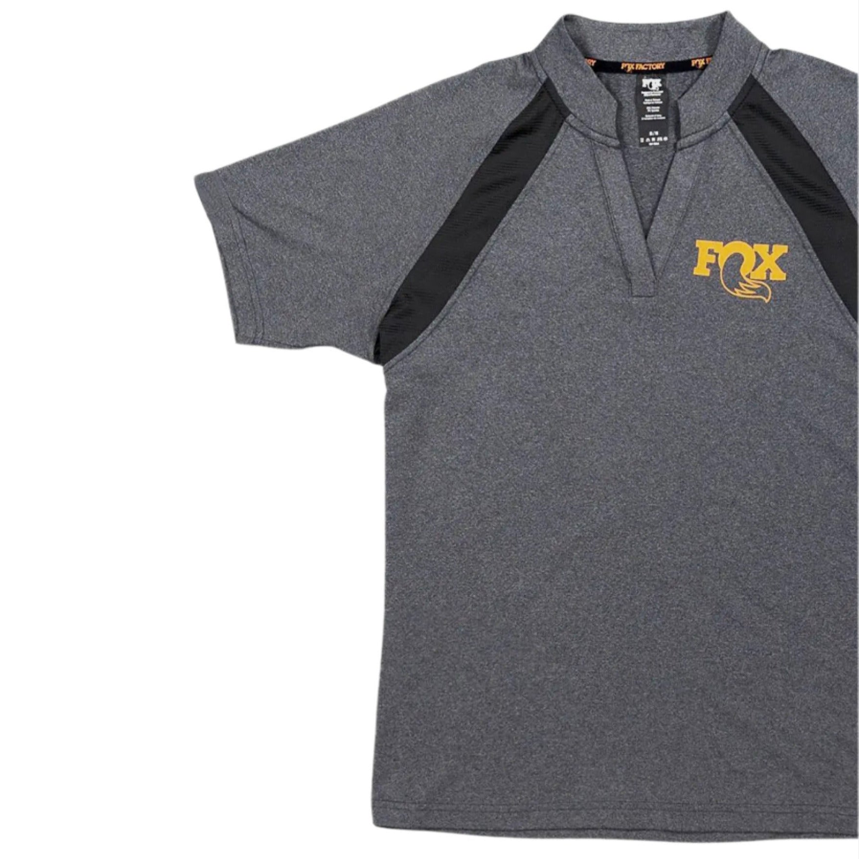 FOX Ladies Polo Shirt Grey - FREE UK Shipping, FREE 365 Day Returns | Moto Central