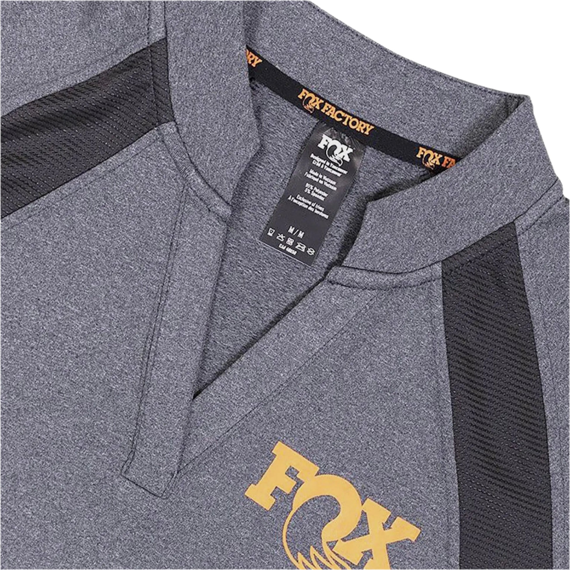 FOX Ladies Polo Shirt Grey - FREE UK Shipping, FREE 365 Day Returns | Moto Central