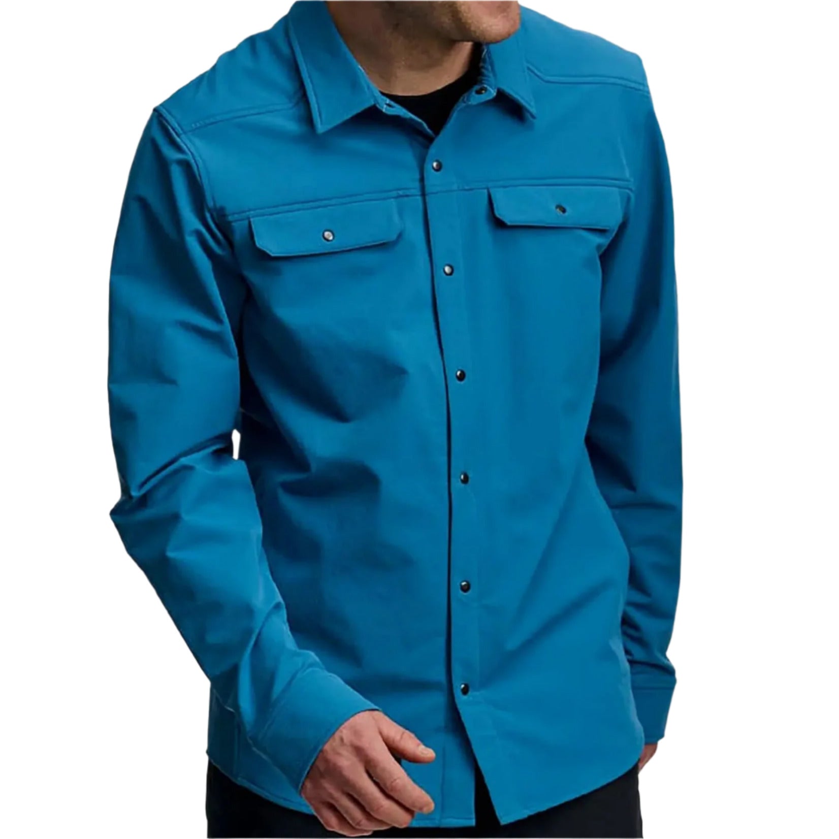 FOX Cruise Shirt Jacket Blue - FREE UK Shipping, FREE 365 Day Returns | Moto Central