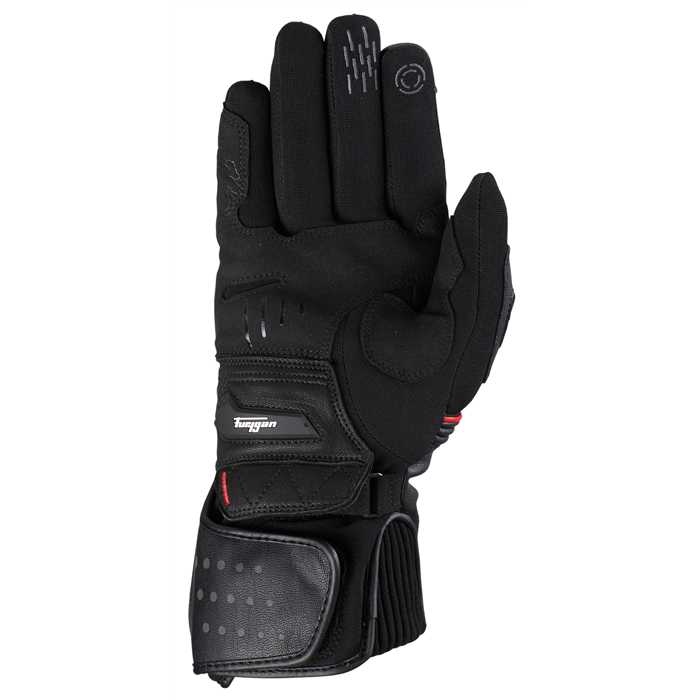 Furygan Dirt Road Leather & Textile Gloves Black