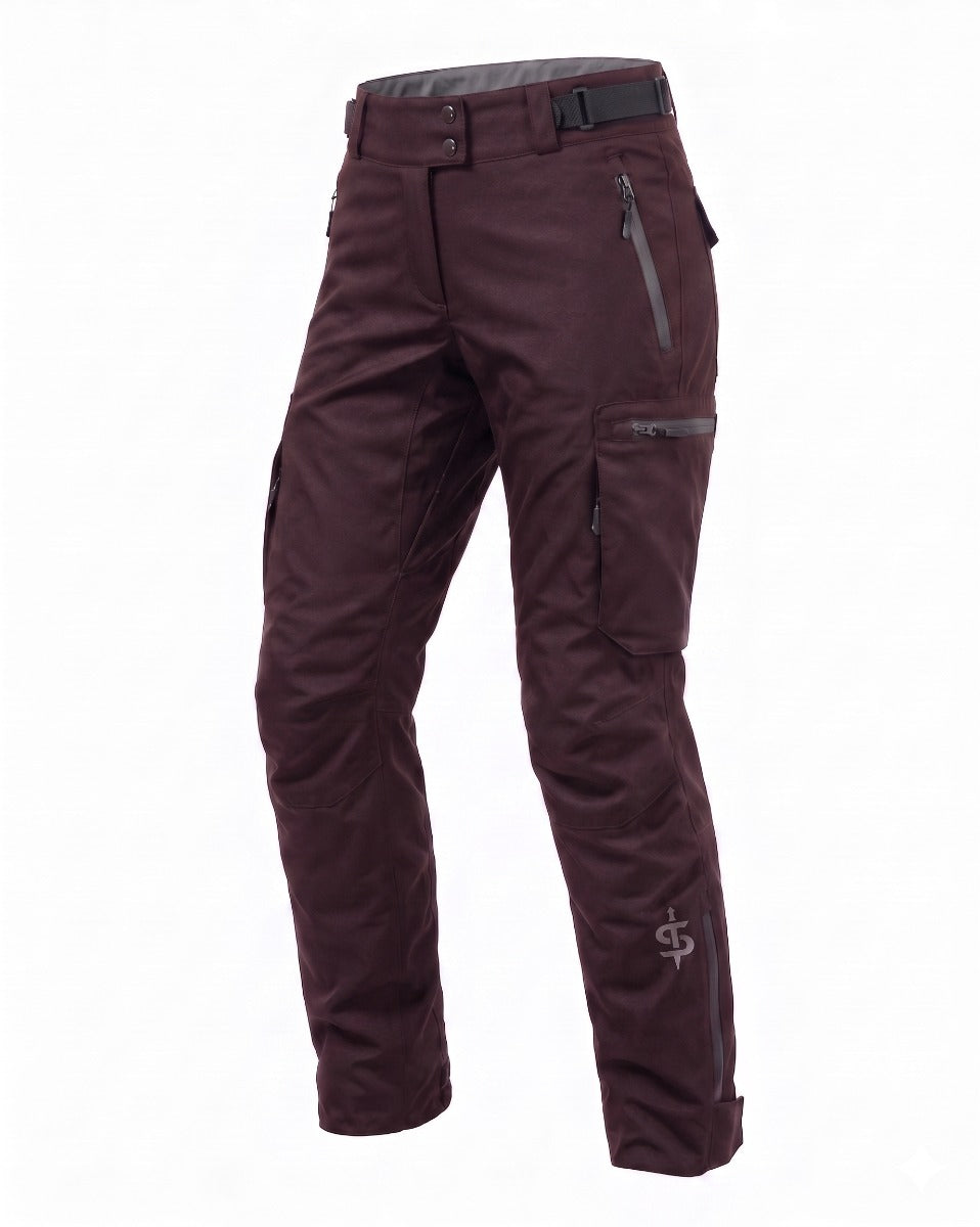 Spada Duel Cargo CE Ladies Textile Trouser Port Red FREE UK Delivery, FREE 365 Day Returns | Moto Central