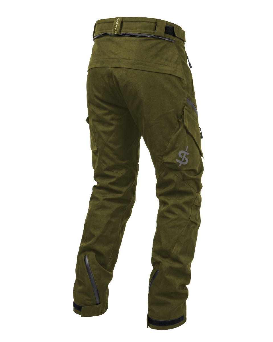 Spada Duel Cargo CE Textile Trouser Olive Green FREE UK Delivery, FREE 365 Day Returns | Moto Central