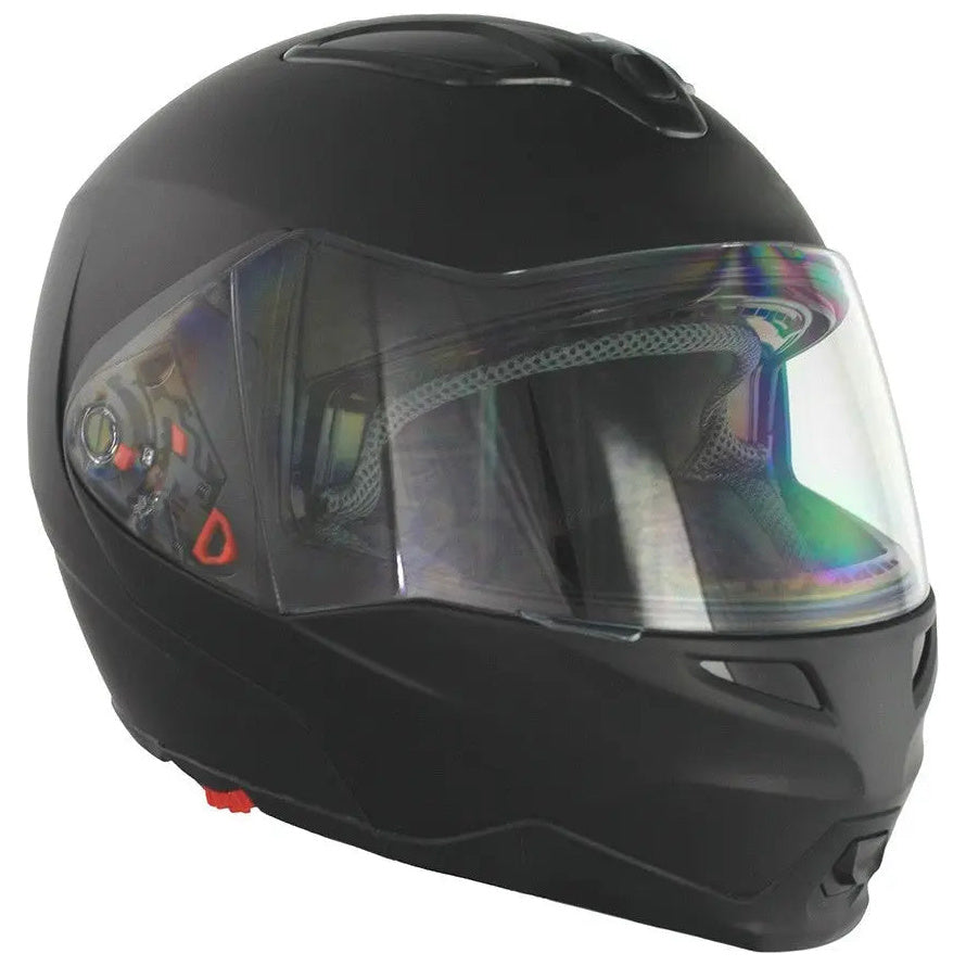 GSB G-339 Flip-Up Helmet Matt Plain Black - FREE UK Shipping, FREE 365 Day Returns | Moto Central
