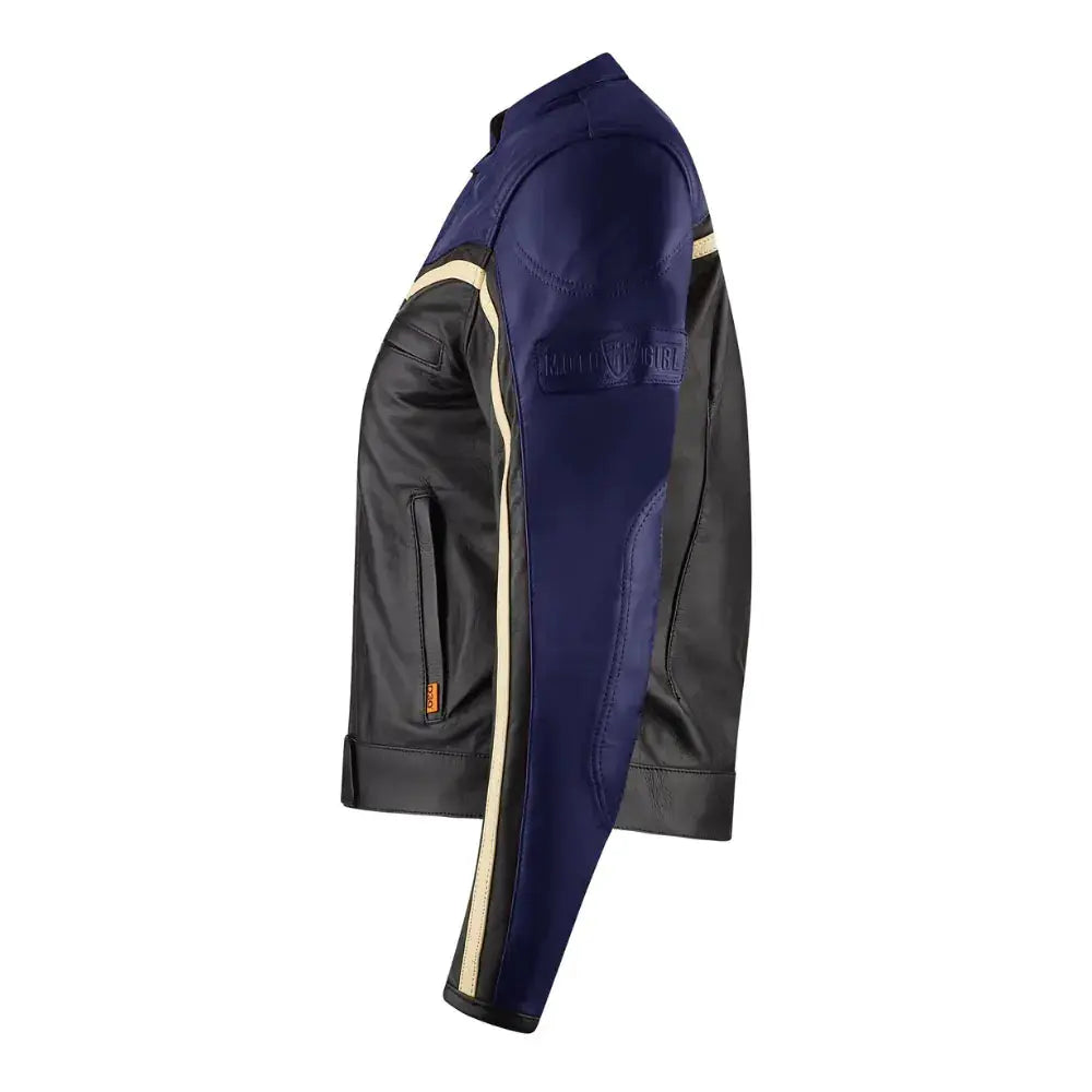 MotoGirl Hayley Ladies Leather Jacket Purple FREE UK Delivery, FREE 365 Day Returns | Moto Central