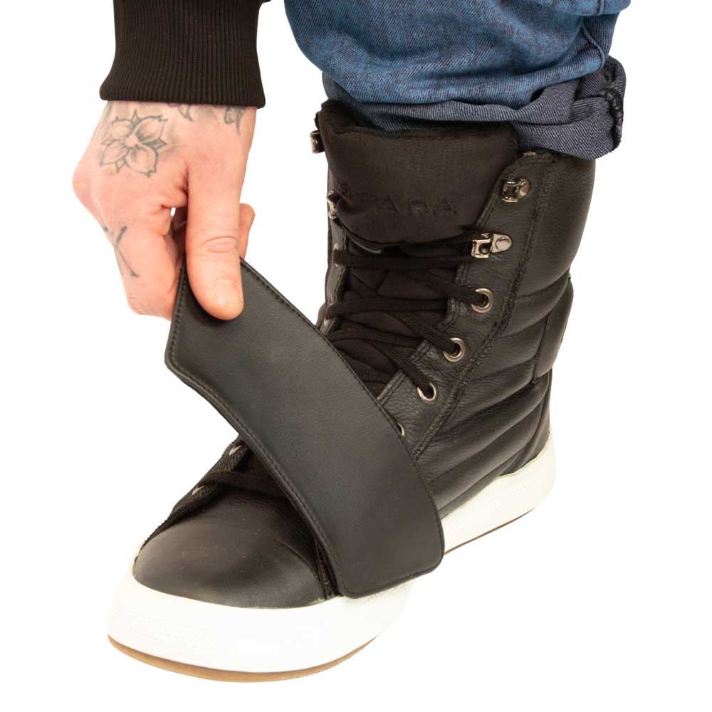 Spada Heat CE High Top Trainer Boots Black FREE UK Delivery, FREE 365 Day Returns | Moto Central