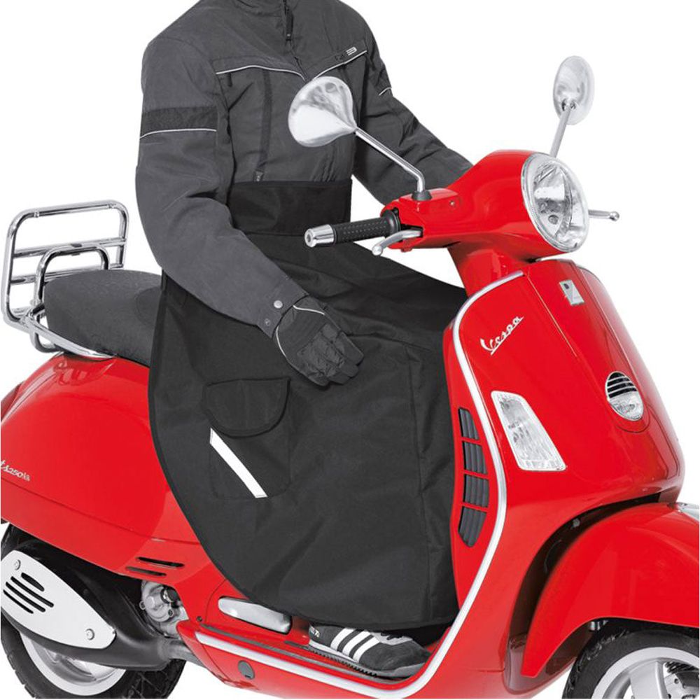 Held Rain Protection For Scooter Leg Covers Black