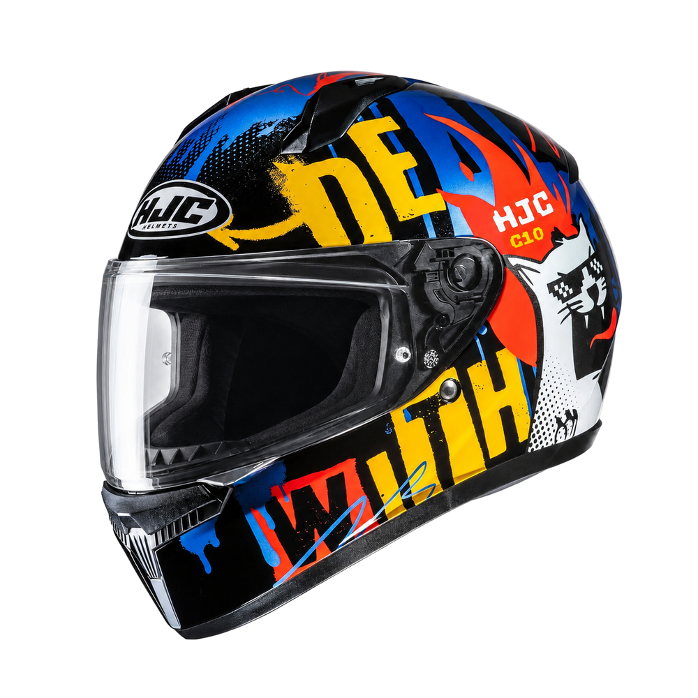 HJC C10 Fop MC23 Blue / White / Fluo Yellow