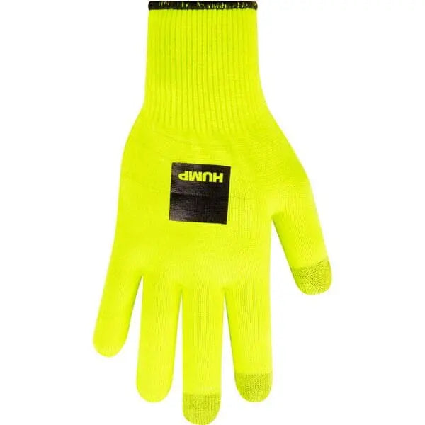 HUMP Pocket Thermal Gloves Black / Hi-Viz Yellow - FREE UK Shipping, FREE 365 Day Returns | Moto Central