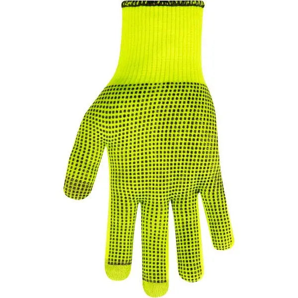 HUMP Pocket Thermal Gloves Black / Hi-Viz Yellow - FREE UK Shipping, FREE 365 Day Returns | Moto Central