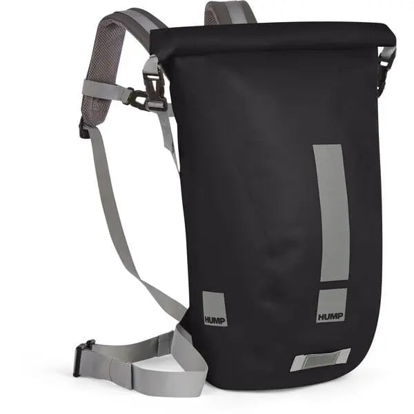 HUMP Reflective Waterproof Backpack Black - FREE UK Shipping, FREE 365 Day Returns | Moto Central