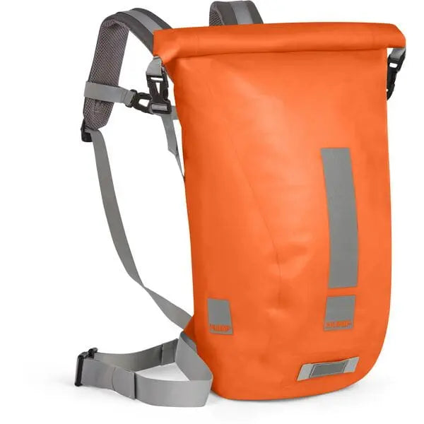 HUMP Reflective Waterproof Backpack Hi-Viz Orange - FREE UK Shipping, FREE 365 Day Returns | Moto Central
