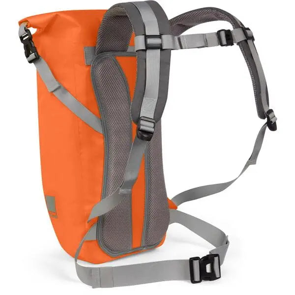 HUMP Reflective Waterproof Backpack Hi-Viz Orange - FREE UK Shipping, FREE 365 Day Returns | Moto Central