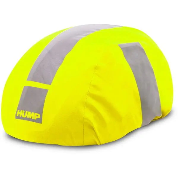 HUMP Reflective Waterproof Helmet Cover Hi-Viz Yellow - FREE UK Shipping, FREE 365 Day Returns | Moto Central