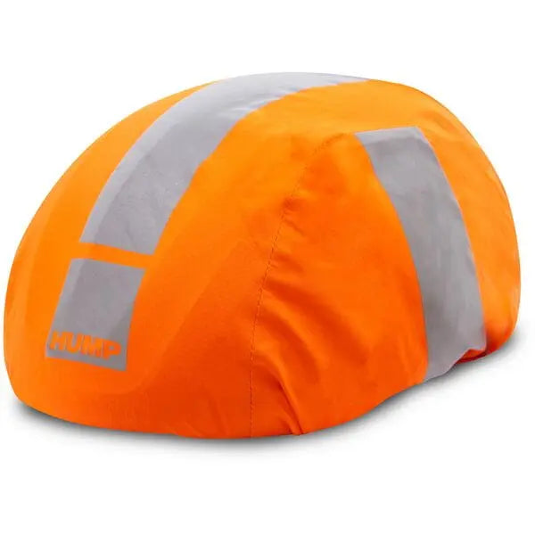 HUMP Reflective Waterproof Helmet Cover Hi-Viz Orange - FREE UK Shipping, FREE 365 Day Returns | Moto Central
