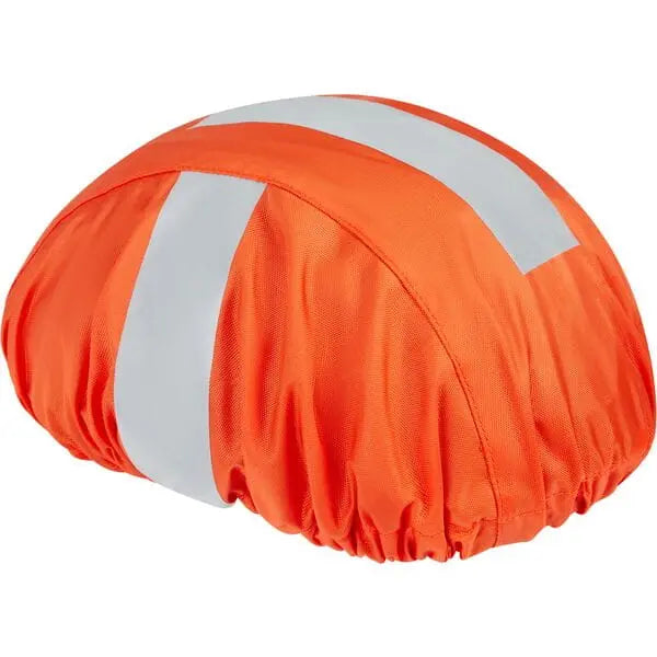 HUMP Reflective Waterproof Helmet Cover Hi-Viz Orange - FREE UK Shipping, FREE 365 Day Returns | Moto Central
