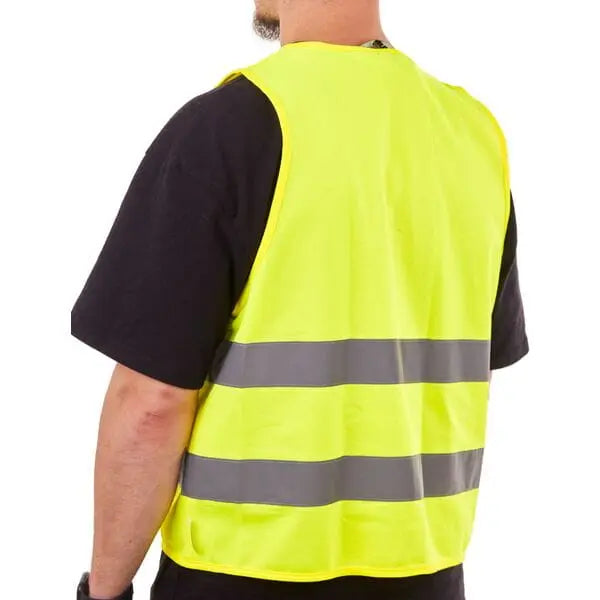 HUMP Reflective Packable Vest Hi-Viz Yellow - FREE UK Shipping, FREE 365 Day Returns | Moto Central