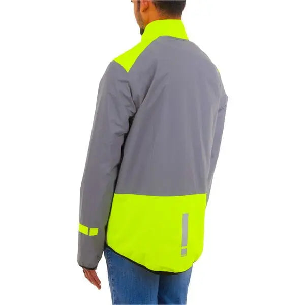 HUMP Ultra Reflect Waterproof Jacket Reflective Silver / Hi-Viz Yellow - FREE UK Shipping, FREE 365 Day Returns | Moto Central